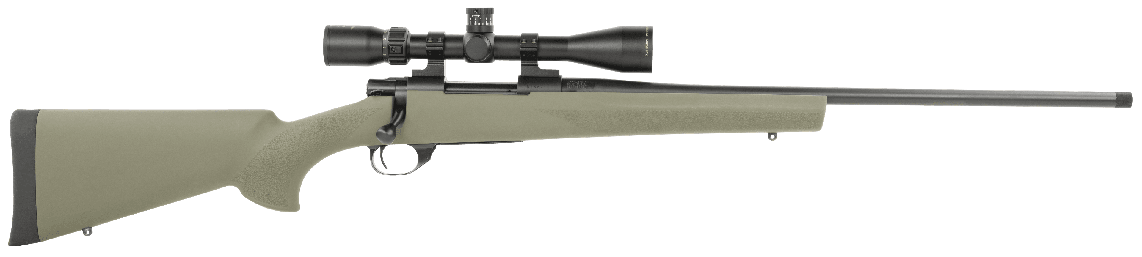 Howa M1500 Hogue GamePro 2 Rifle 7mm-08 22 in. Green Scope Package