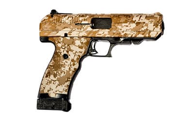 Hi-Point 34010DD JCP  40 S&W 10+1, 4.50" Black Steel Barrel, Hydro-Dipped Digital Desert Camo Serrated Steel Slide, Hydro-Dipped Digital Desert Camo Polymer Frame w/Picatinny Rail & Grip