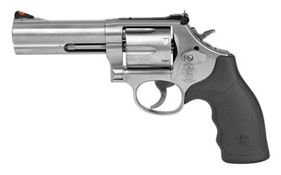 Smith and Wesson Model 686 164222 .357 Magnum and .38 Special plus P 4.12 in Barrel 6 Shot Satin Stainless L Frame