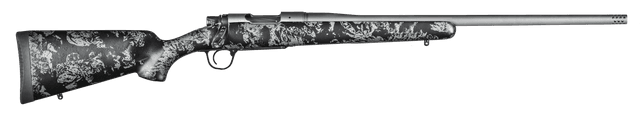 Christensen Arms 8010108200 Mesa FFT 308 Win 4+1 20" Threaded Barrel, Tungsten Gray Cerakote, Black with Gray Webbing Stock