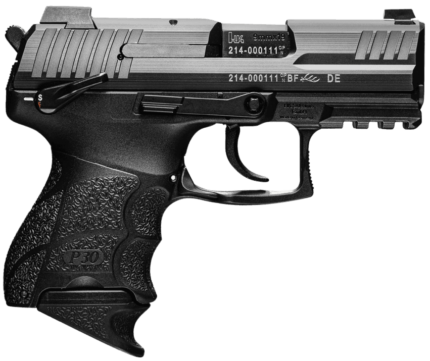 Heckler & Koch P30 SK 9mm Luger 3.27in 15rd Black Finish