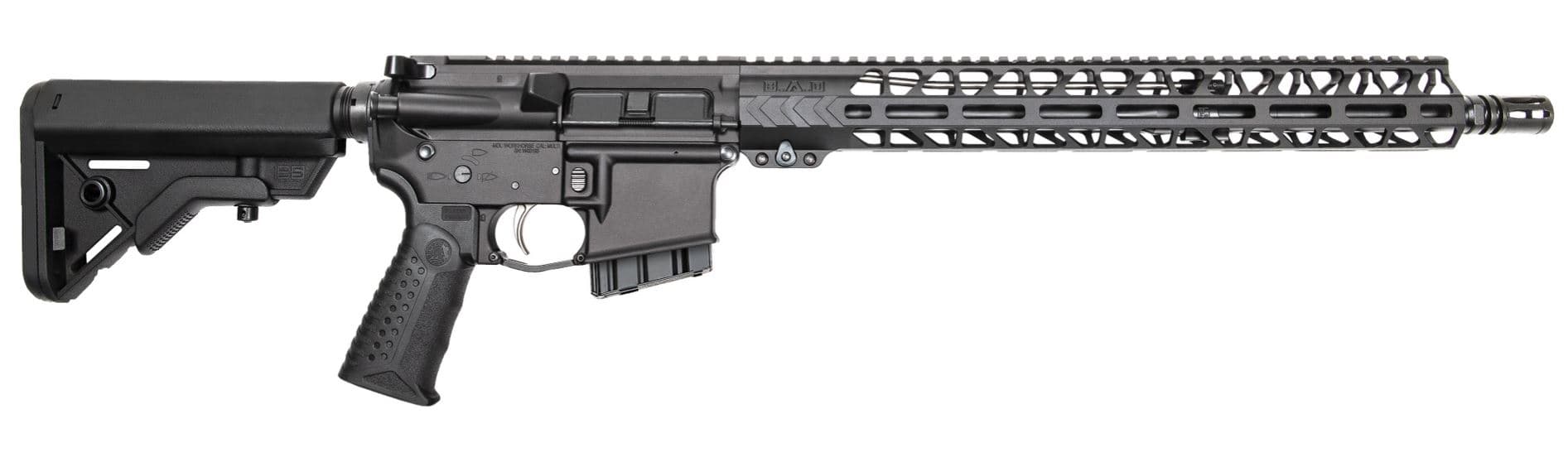 Battle Arms Development CA Compliant Forged WORKHORSE AR15 Rifle - Black | 5.56NATO | 16" Barrel | 15" M-LOK Free-Float Rail  | B5 Stock | Nickel Teflon Trigger | CA Complaint MRB Conversion