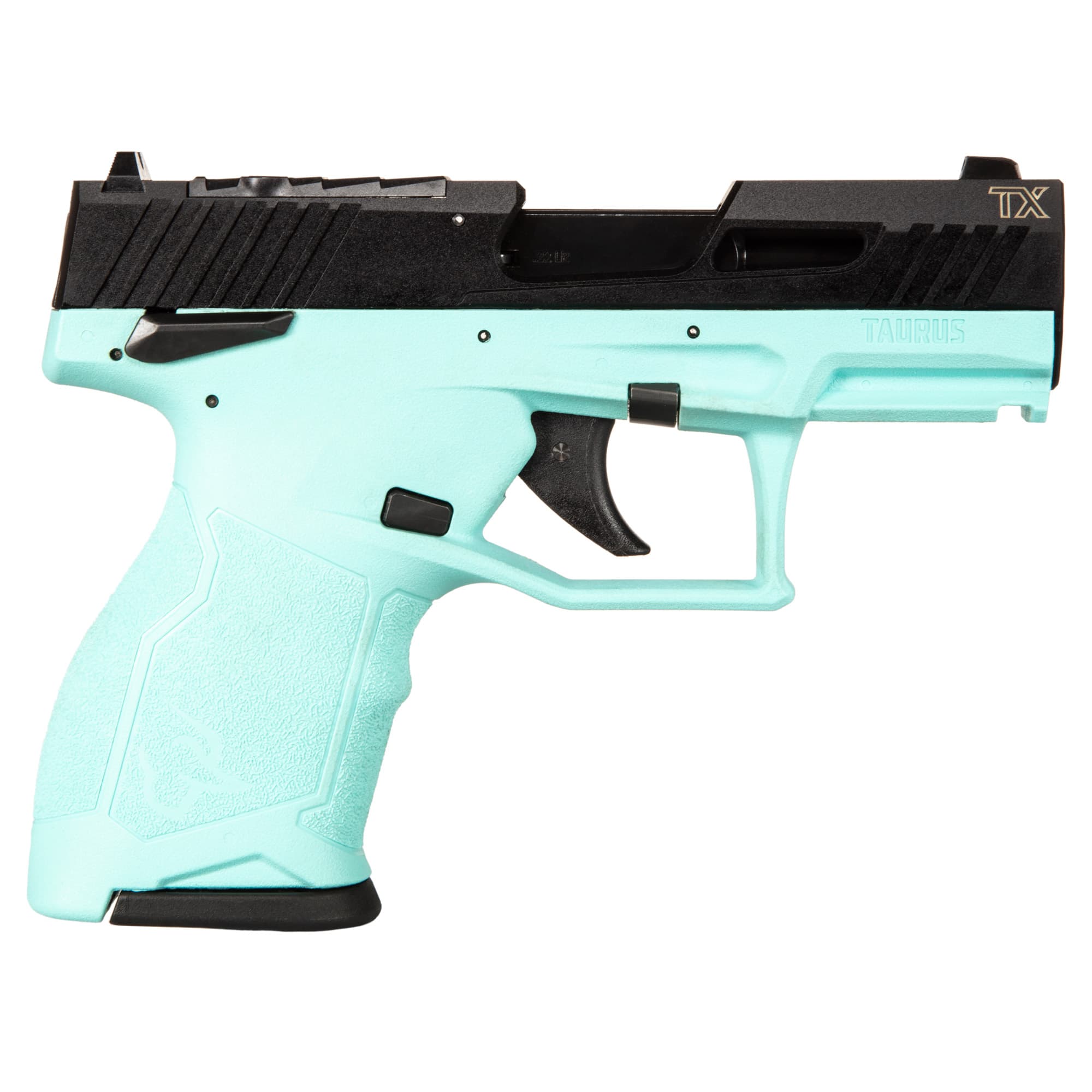 Taurus TX22 Compact Pistol 22 LR. 3.5 in. Cyan 13 rd.