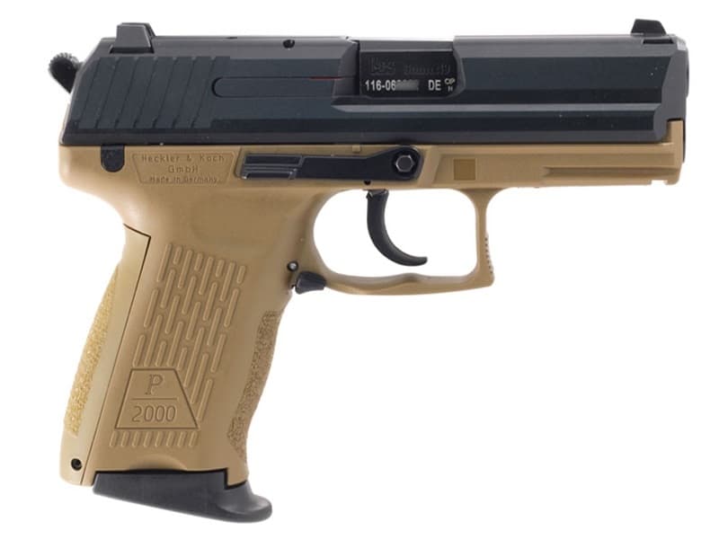 Heckler & Koch P2000 9mm Luger 4.1in 10rd Flat Dark Earth FDE