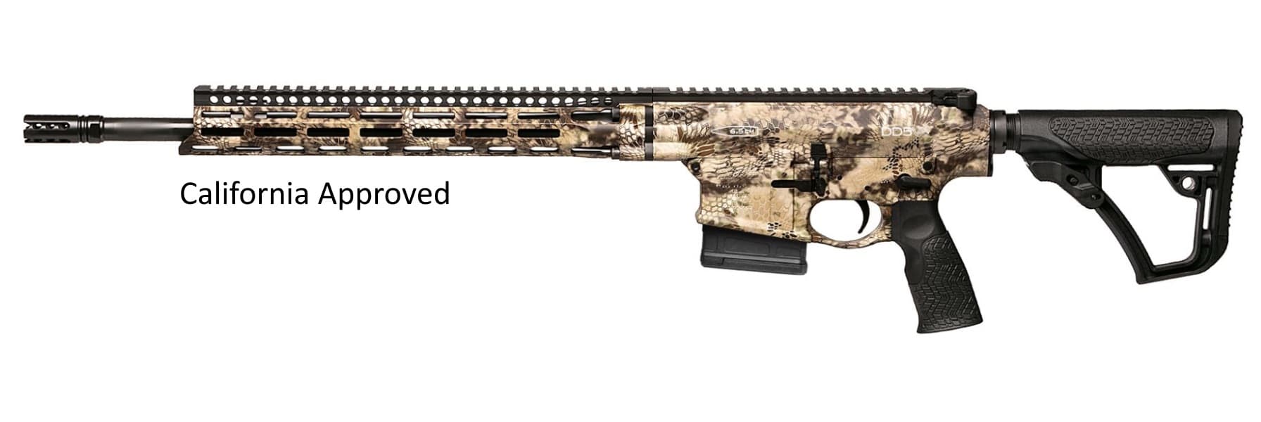 Daniel Defense DD5 V4 Hunter 6.5 Creedmoor 18 Inch 5 Rounds Kryptek Camo