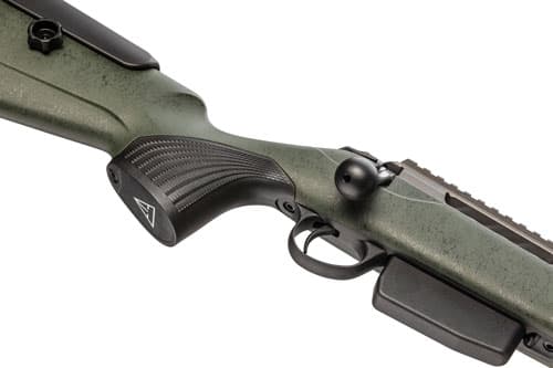 Tikka T3x Super Varmint 6.5 PRC 23.7in 5rd Tungsten Cerakote Black Webbed Green Roughtech