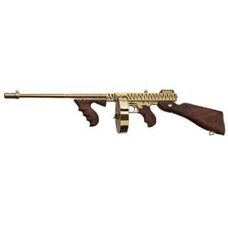 Auto Ordnance 1927A1 Deluxe .45 ACP 16.5in 50rd Titanium Gold Tiger Stripe