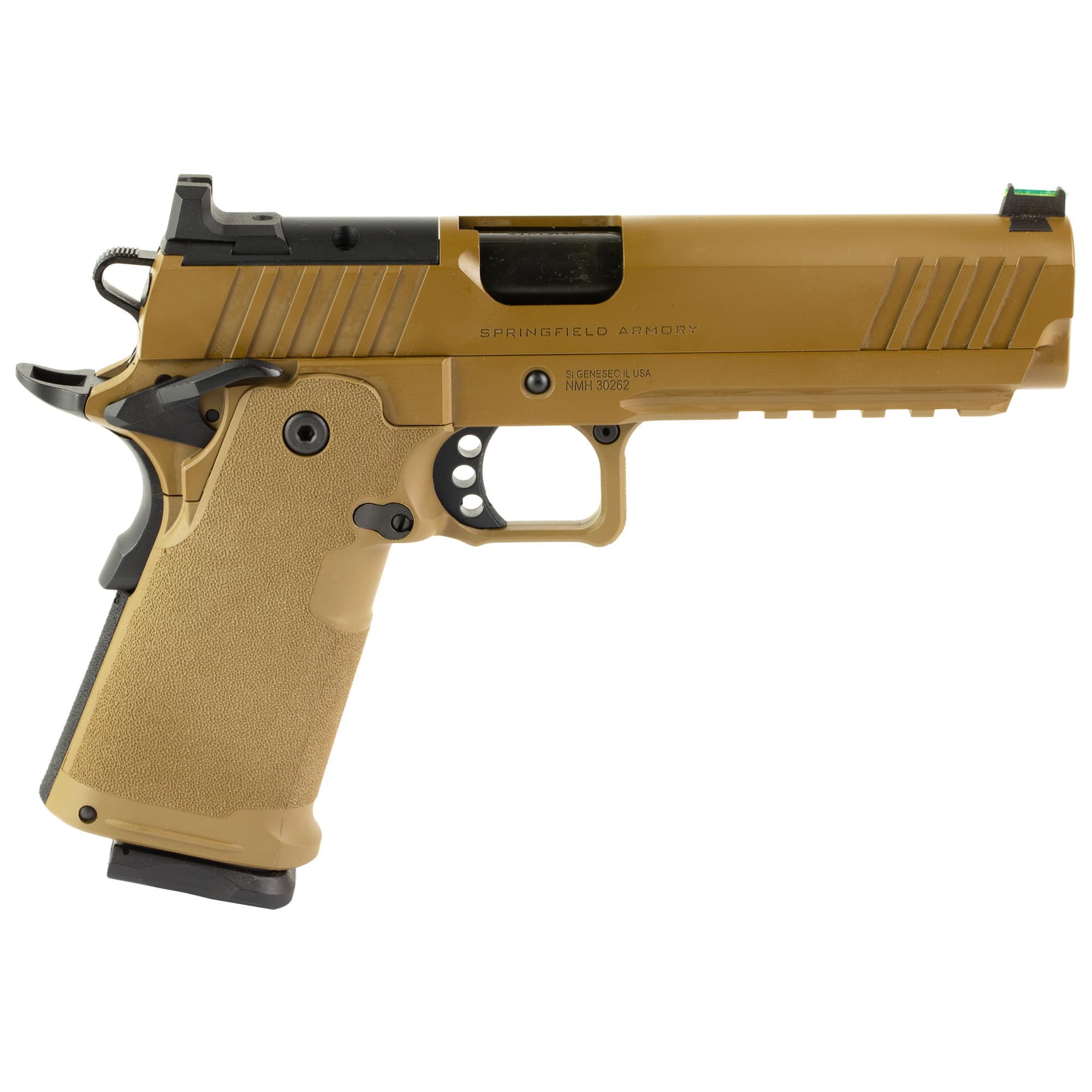Springfield Armory PH9119AOSCB 1911 DS Prodigy 9mm 20+1 17+1 5" Coyote Brown Cerakote Optic Ready Carbon Steel Slide Polymer Grip