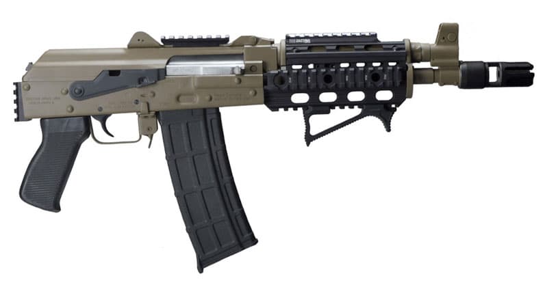 Zastava Arms ZPAP85 5.56 NATO 10.5 Inch 30 Rounds FDE Cerakote