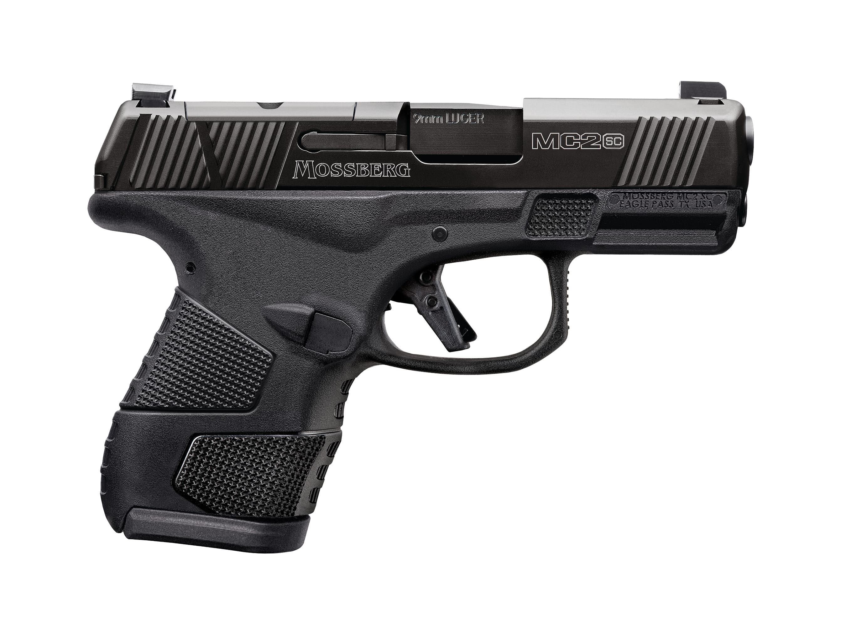 Mossberg MC2sc Pistol 9mm 3.4 in 14 Rounds Tritium Sights Matte Finish