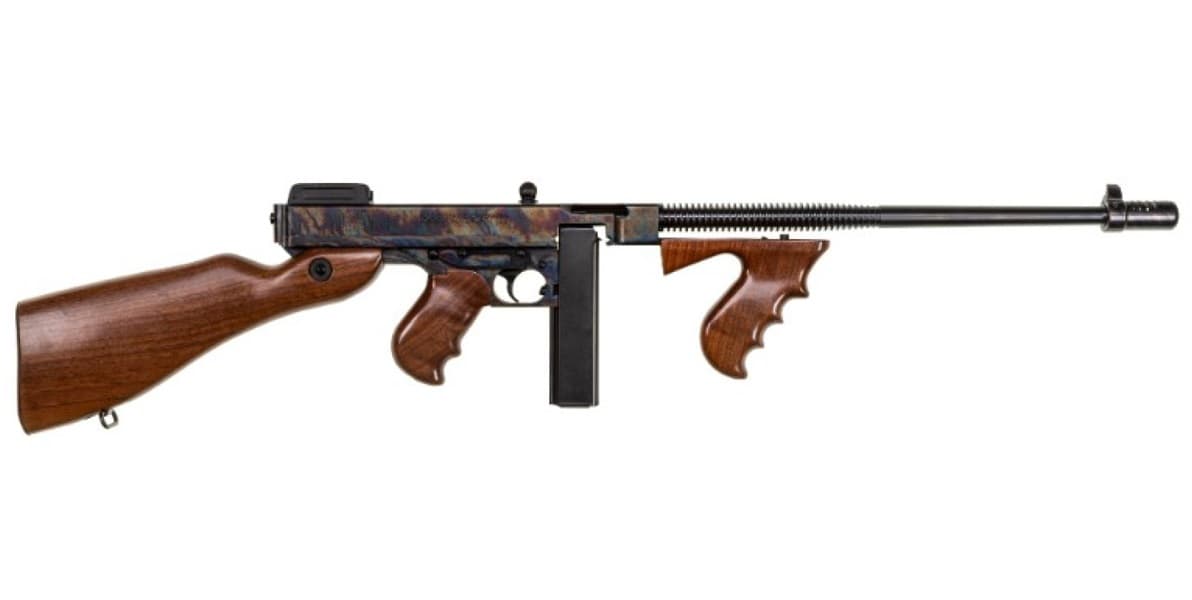 Auto Ordnance 1927A-1 Deluxe .45 ACP 16.5in 20rd Case Hardened Receiver Wood