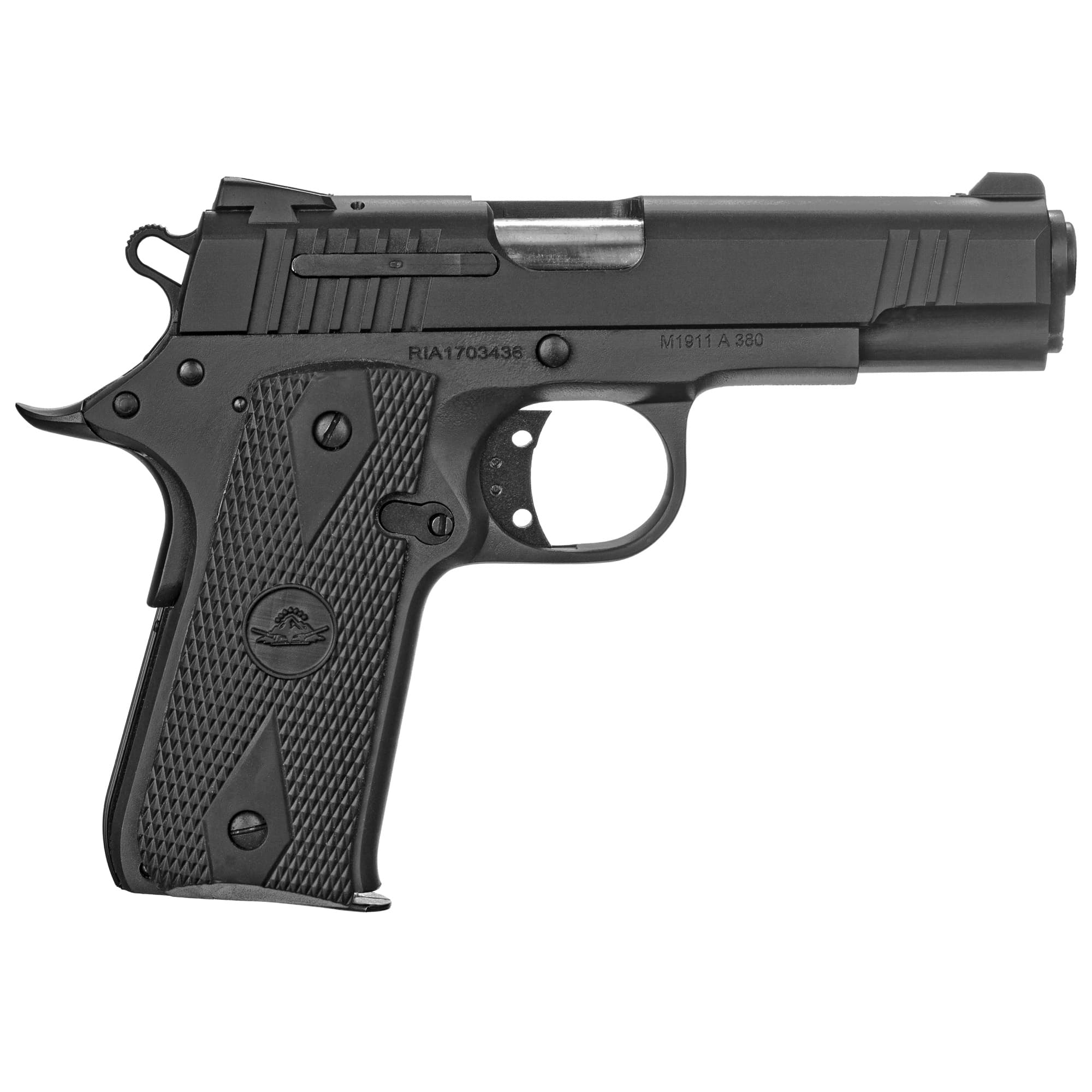 Rock Island Armory BBR (Baby Rock) Standard 1911 Pistol - Black | .380 ACP | 3.78" Barrel | 7rd