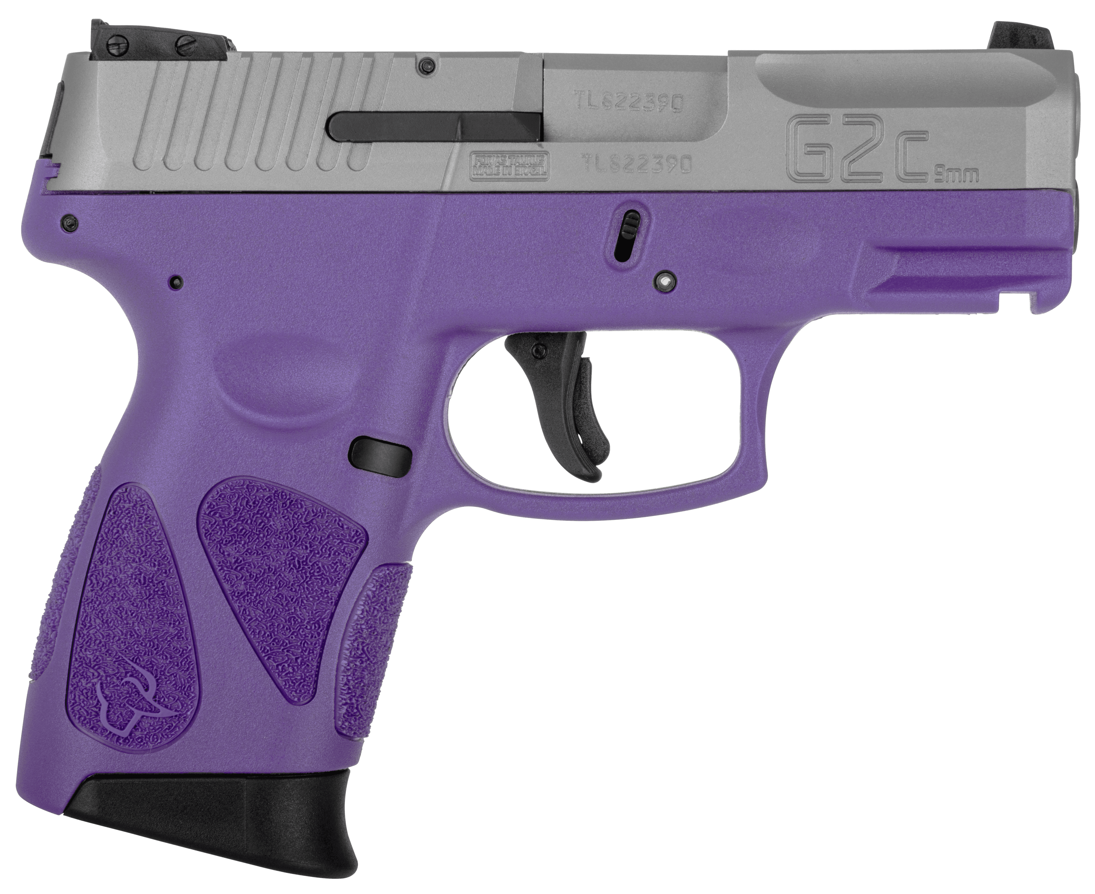 Taurus G2C 9mm Luger 3.26" 12-Round Dark Purple Polymer Frame - 1G2C93912DP