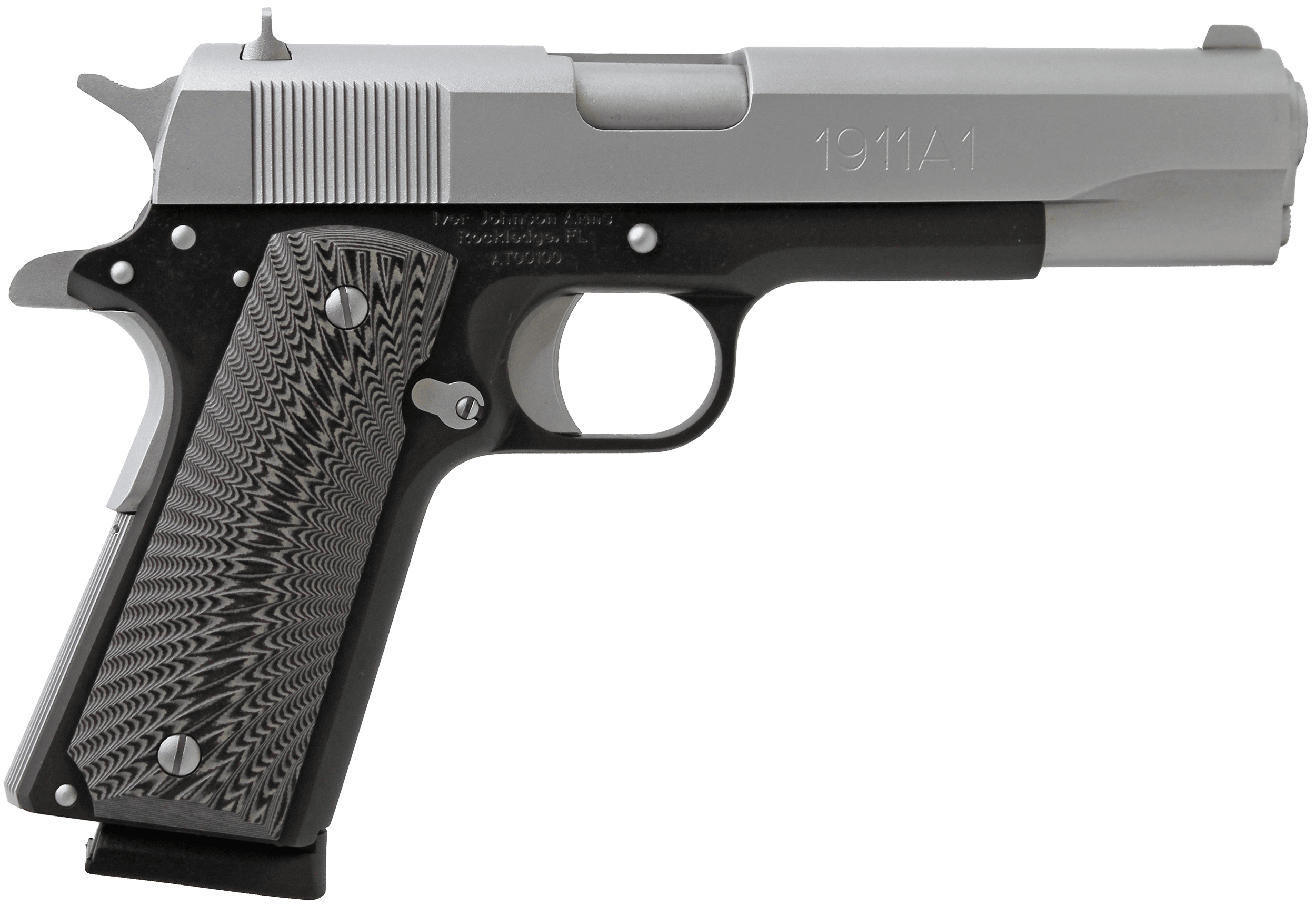 IVER 1911A1TT 45 5IN GVRN TWO TONE
