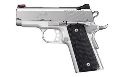 Kimber Mfg.,inc 3200062CA Stainless Ultra Carry II (CA) 45 ACP 7+1 3" Satin Silver Steel Slide Black Synthetic Double Diamond Checkering Grip