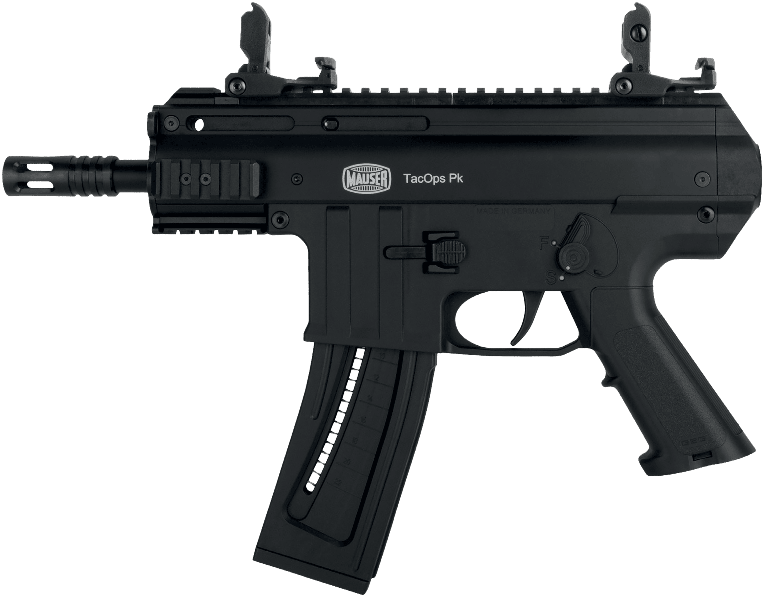 Blue Line Solutions 4150060 TacOps Pk 22 LR 22+1/110+1 5" Black Anodized Steel Barrel, Picatinny Rail Receiver, Black Aluminum Frame w/Picatinny Rail