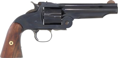 Cimarron Firearms No.3 American 45 Long Colt 5 inch 6 round Blued Walnut Grips