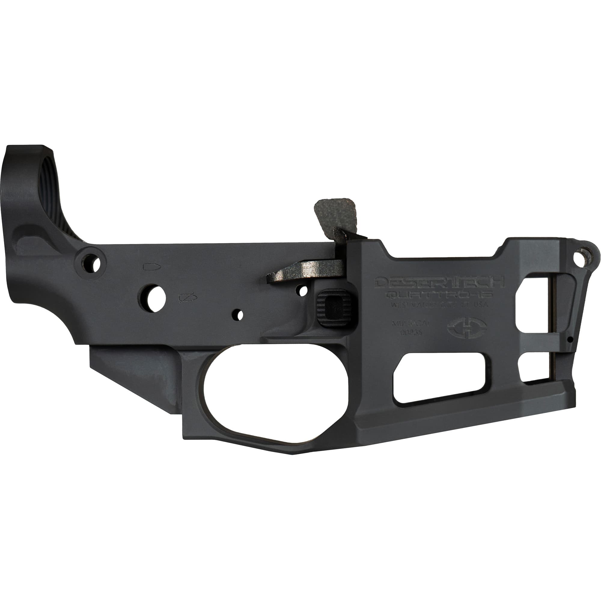 Desert Tech QTRLR15B53 Quattro-15  Multi-Caliber Black for AR-15 Includes Quad53 Magazine