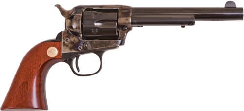 Cimarron Model P Jr 38 Special 5.5 in 6 Rounds Blued Case Hardened Walnut