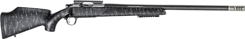 Christensen Arms 8011000300 Traverse  6.5 Creedmoor 4+1 24" Threaded Barrel, Natural Stainless, Black with Gray Webbing Stock
