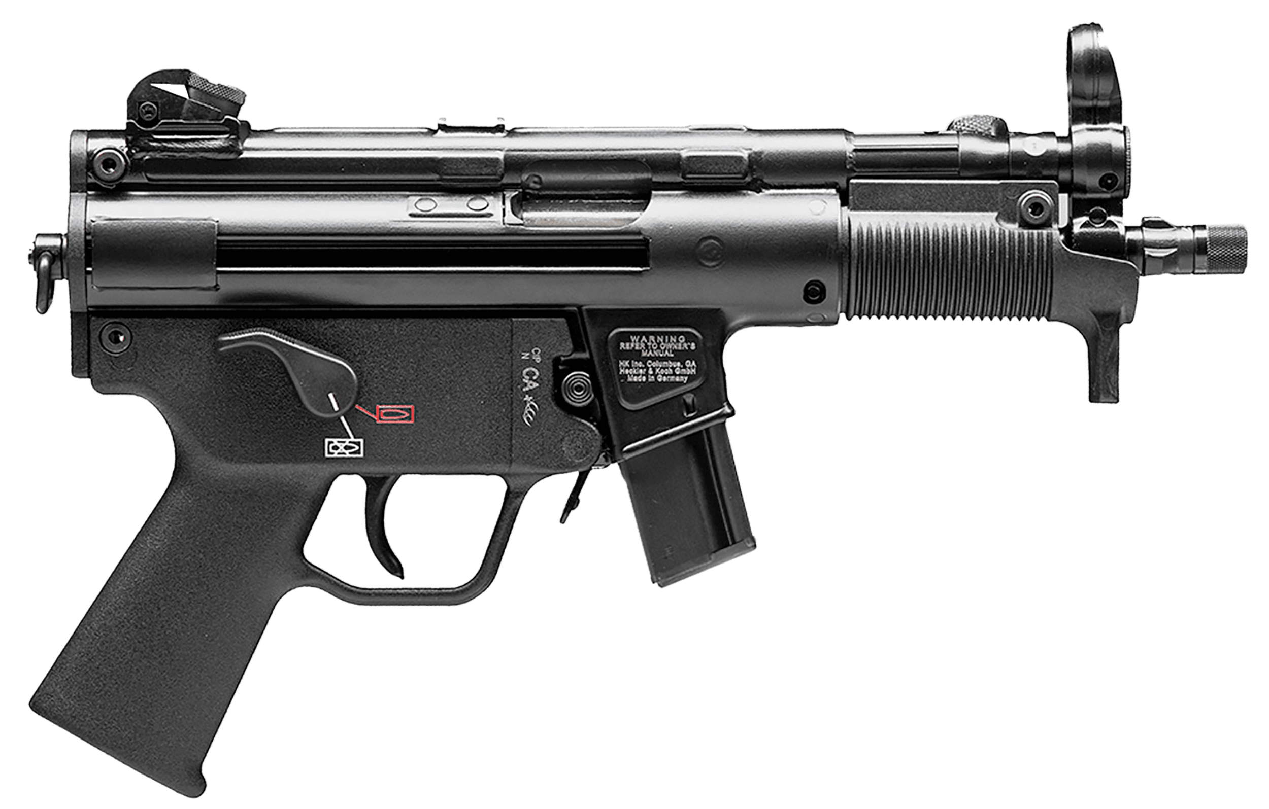Heckler & Koch SP5K 9mm Luger 5.83in 10rd Matte Finish
