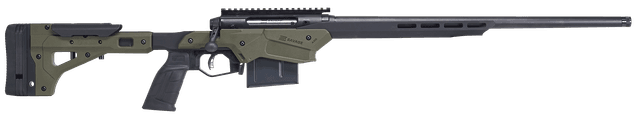 Savage Axis II Precision 243 Win 22 Inch 10 Rounds OD Green Chassis