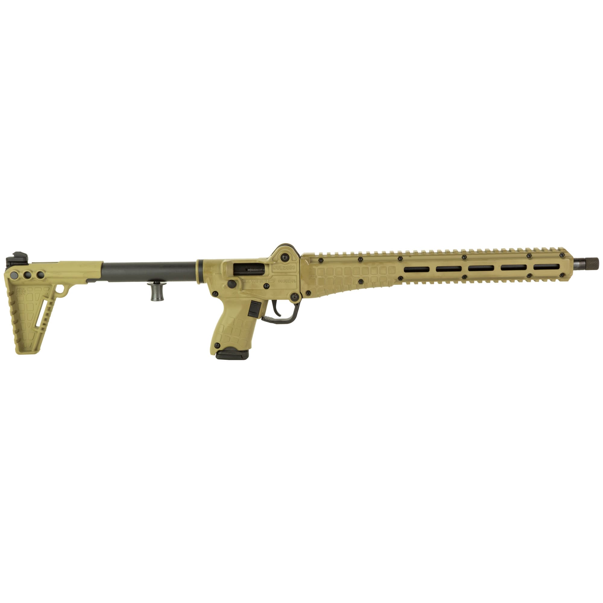 Kel-Tec SUB-2000 Gen 3 Carbine - Tan | 9mm | 16" Barrel | Accepts G19 & G17 Mags