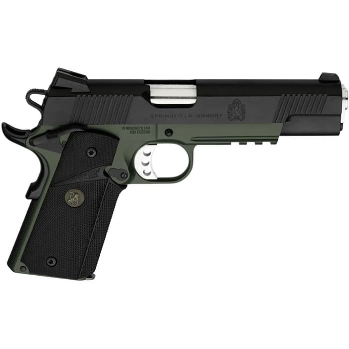 Springfield Armory 1911 Loaded Operator 45 ACP 5 Inch 7 Round OD Green Armory Kote