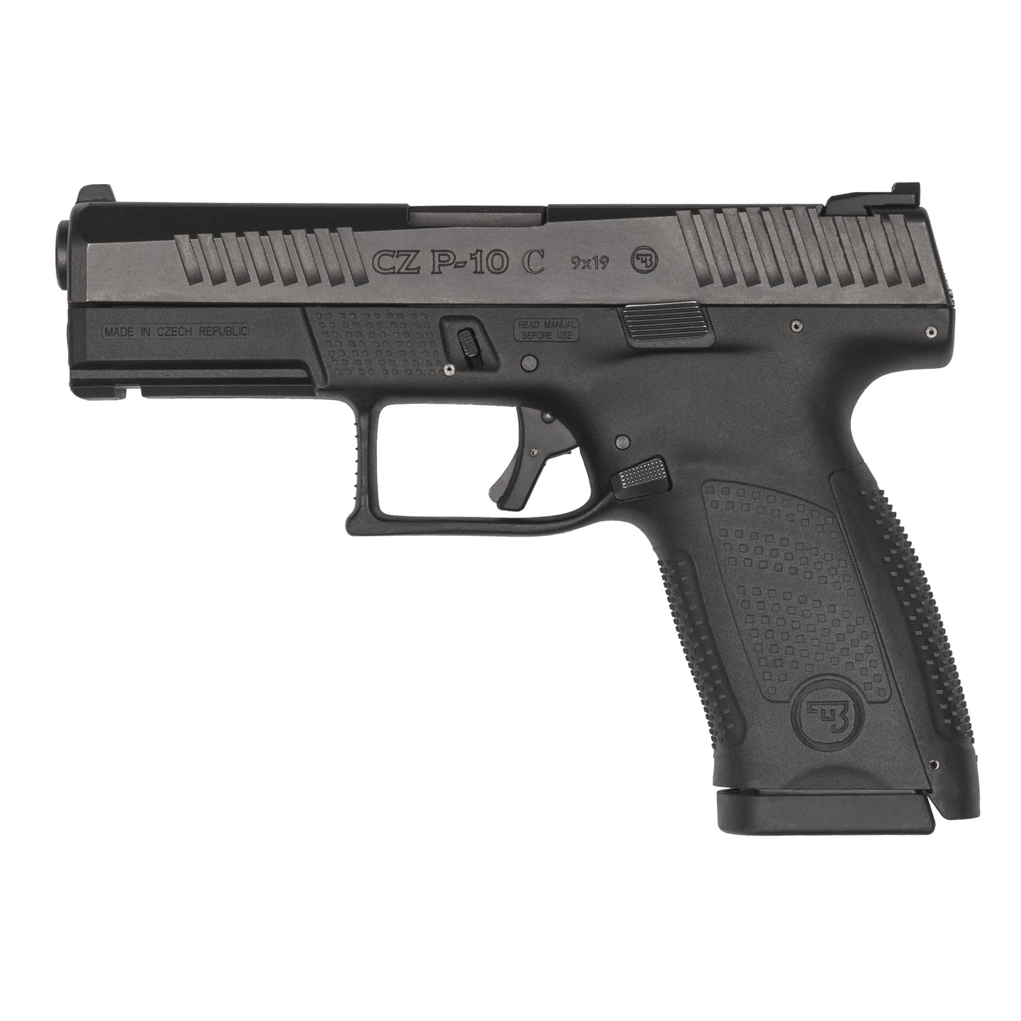 CZ, P-10 C, 9mm Luger, 4.02 inch Barrel, 10+1 Capacity, Nitride Slide Optic Ready