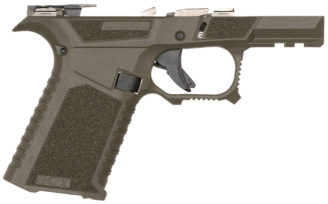 SCT Manufacturing Sub Compact Frame Glock 43X 48 OD Green Polymer Texture Grip