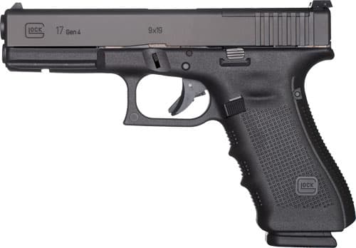 Glock G17 Gen 4 MOS 9mm Luger 4.49in 17rd Nitride Finish