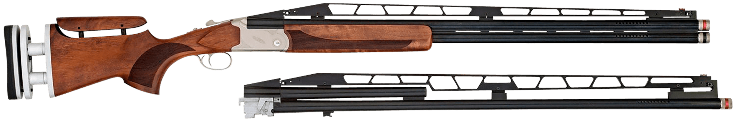TriStar Arms TT-15A Trap Combo, 12GA, 32in. Barrel, 2rd, Incl. 34" Unsingle Barrel. Wood Stock & Forend - Gray (35418)
