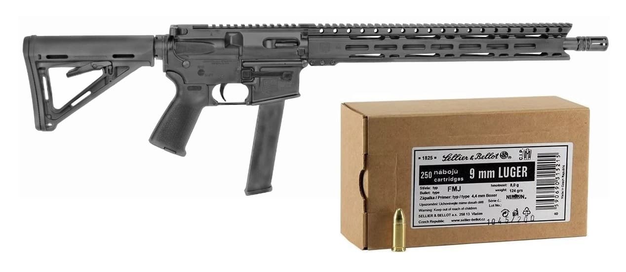 Diamondback DB9 9mm 16in 32rd Finish Nitride Magpul Grip