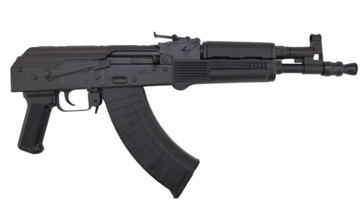Pioneer Arms Polish Hellpup AK-47 Pistol - Black | 7.62x39 | 11.73" Barrel