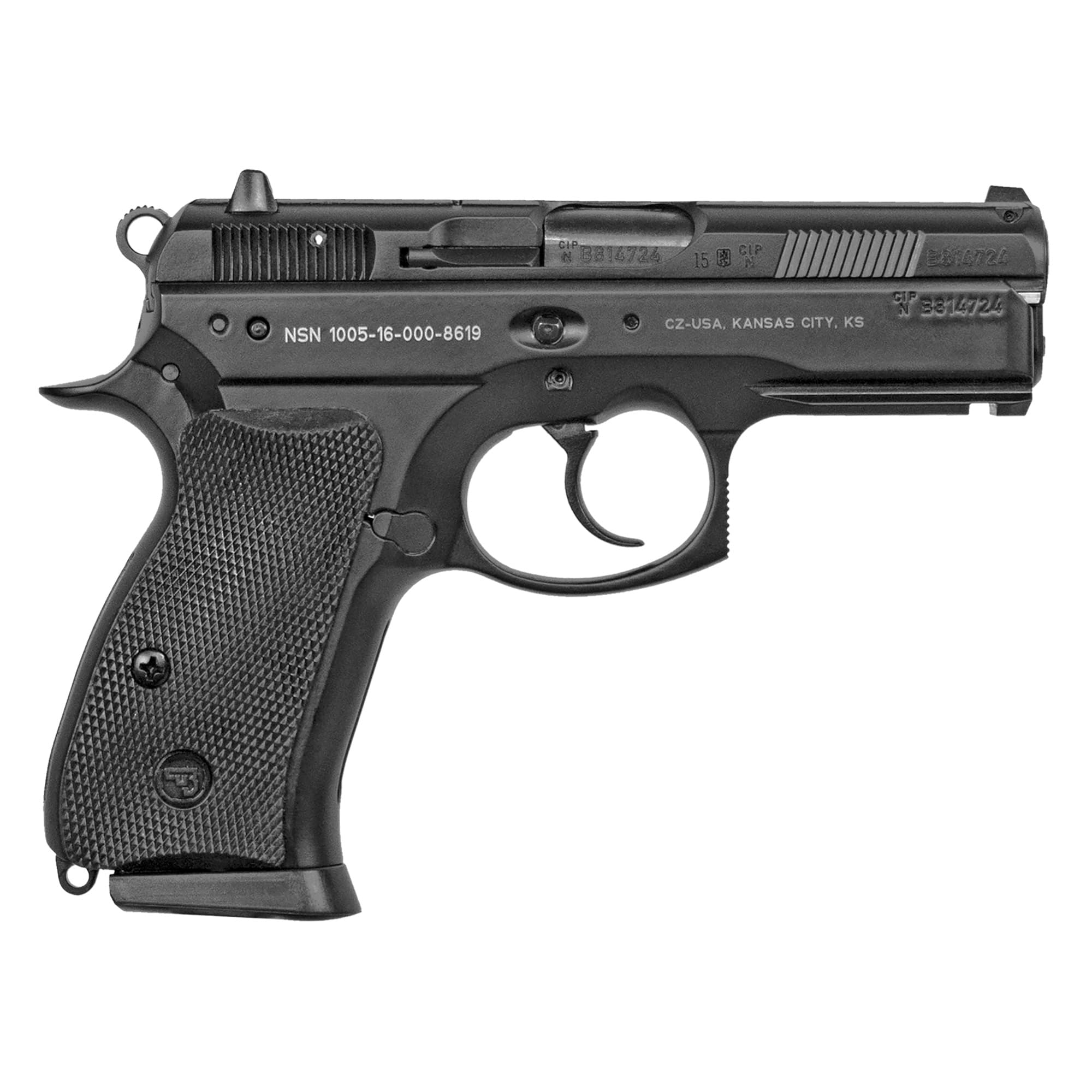 Cz P-01 Compact 9mm Luger 3.75in 10+1 Blued Barrel Blued Slide Polycoat Frame