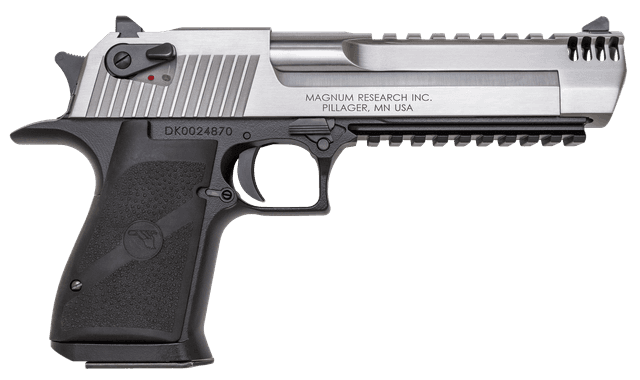 Magnum Research DE357ASIMB Desert Eagle Mark XIX L6 357 Mag 6" 9+1 Black Hardcoat Anodized Aluminum Frame Stainless Steel Slide Black Polymer Grip