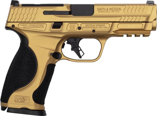 Smith & Wesson M&P9 M2.0 Metal 9mm 4.25in 17rd Gold Cerakote