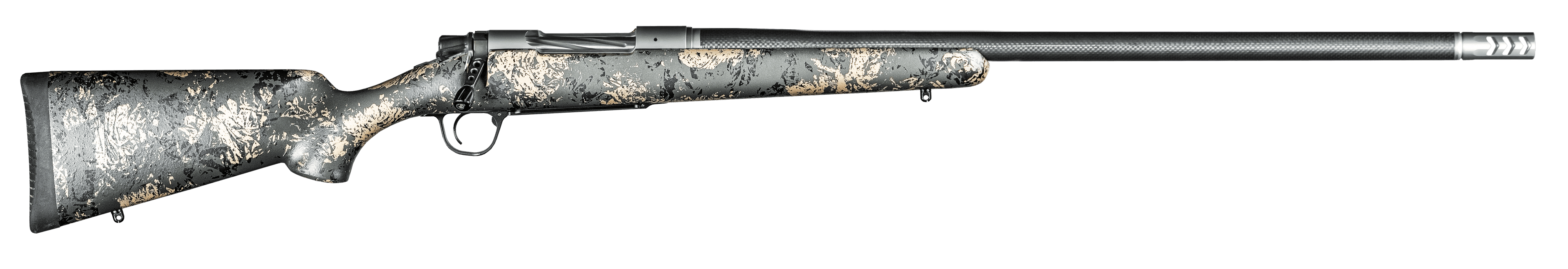 Christensen Arms 8010613800 Ridgeline FFT 6.5 PRC 3+1 20" Carbon Fiber/Threaded Barrel, Stainless Steel, Green with Black/Tan Accents Stock