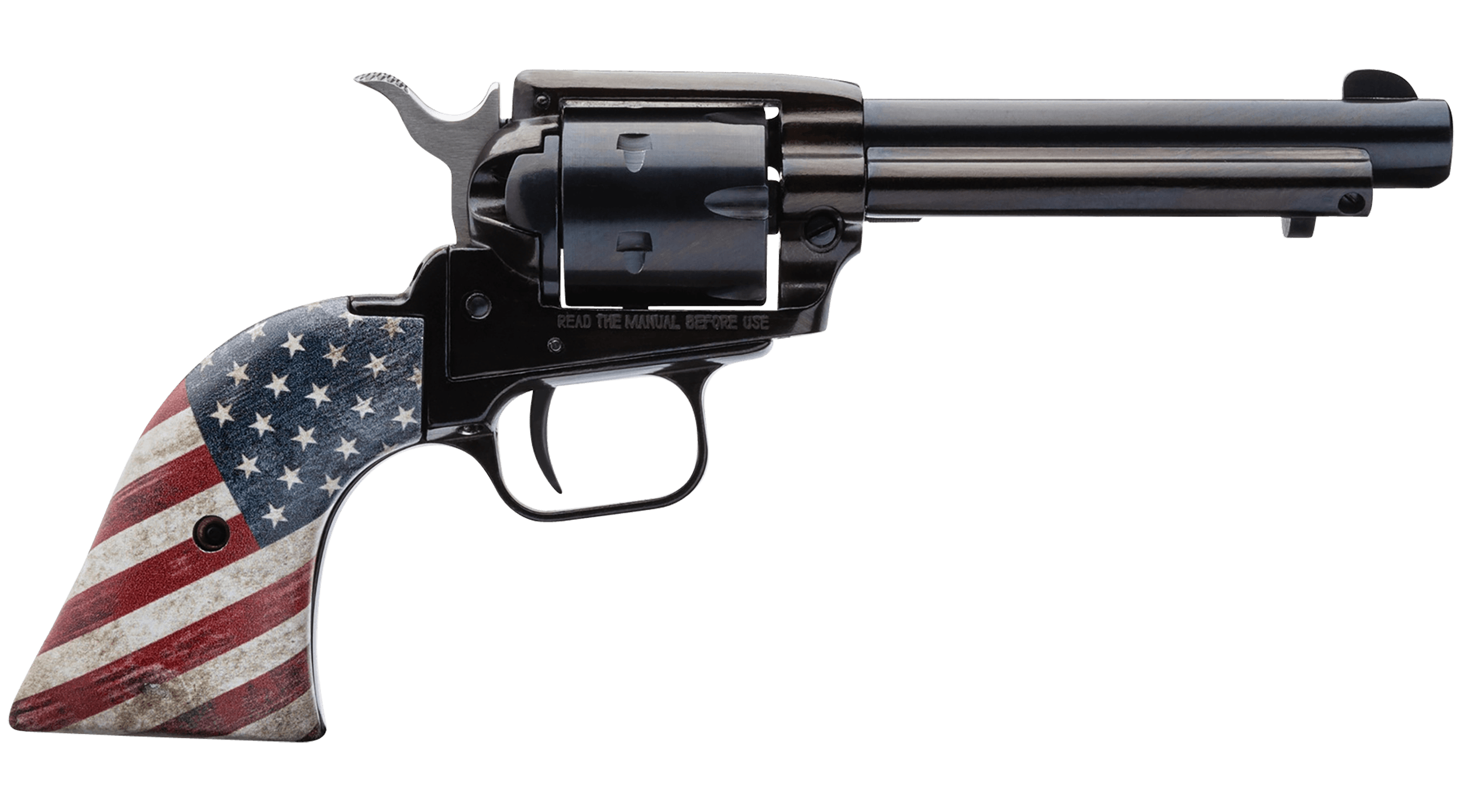 Heritage Rough Rider 22 Long Rifle 4.75 inch 6 Shot Oxide Us Flag Grip