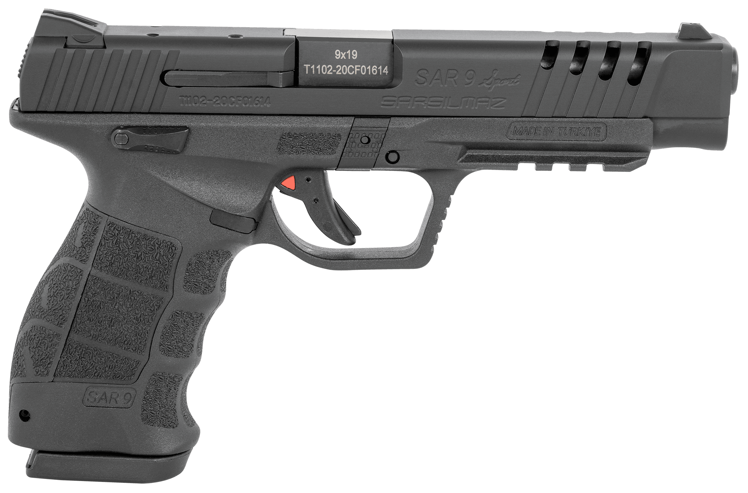 SAR USA SAR9 Sport Pistol 9mm 5.2 in. Black 17 rd.