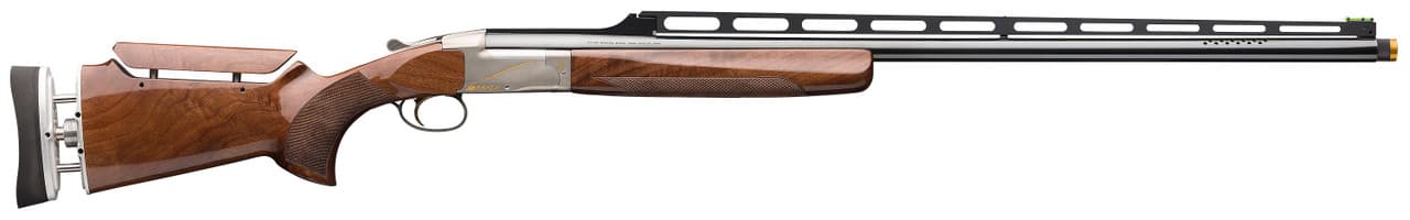 Browning BT-99 Max High Grade 12 Gauge 34" 1rd Silver Nitride Gloss Oil Walnut