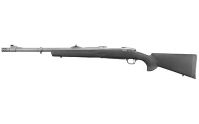 Ruger Hawkeye Alaskan 375 Ruger 20 inch Threaded 3+1 Matte Stainless Hogue OverMolded