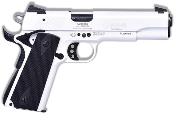 Blue Line Solutions Mauser 1911 22 Long Rifle 5 Inch 10 Round White Grips