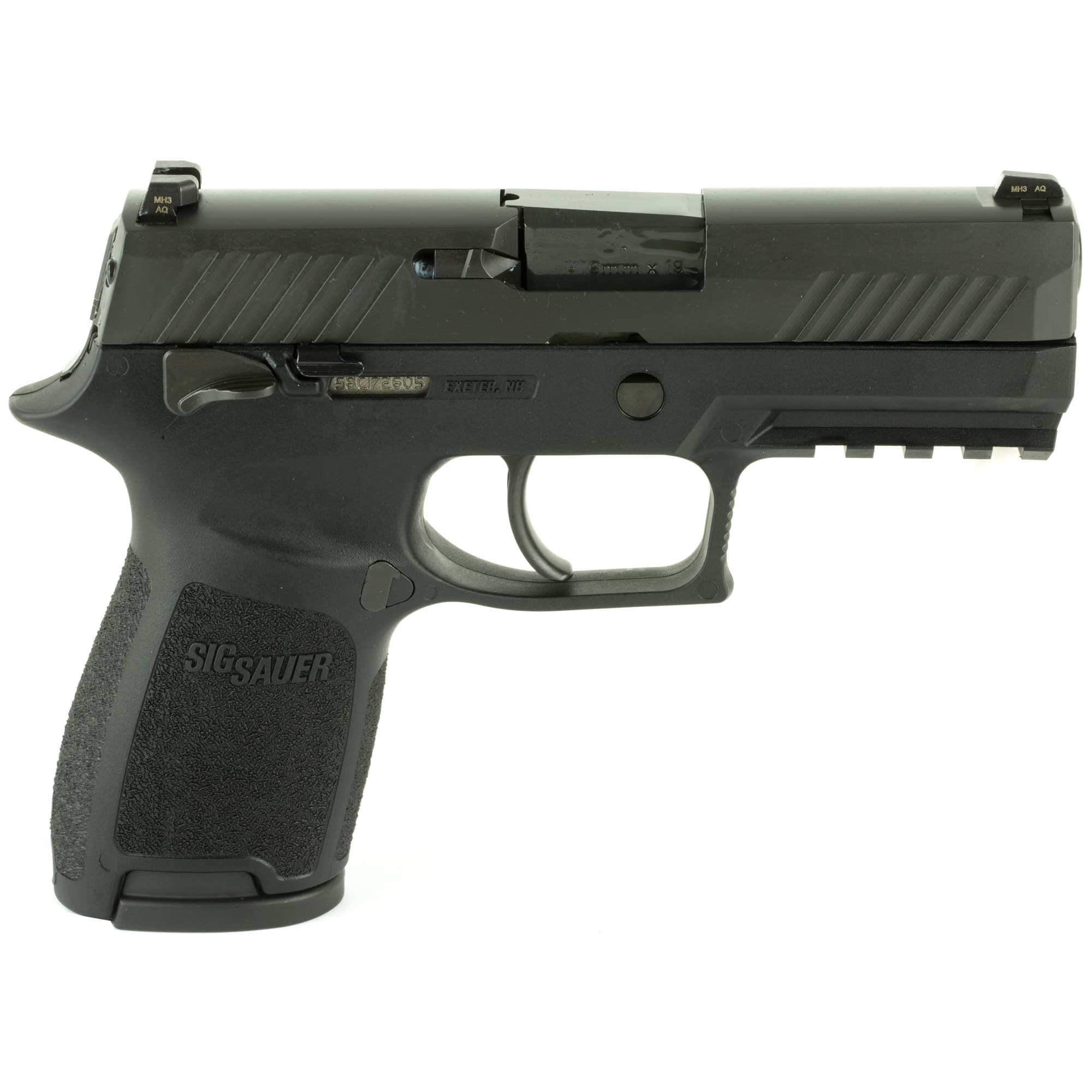 Sig Sauer P320 Compact Massachusetts Compliant 9mm 3.9 inch 10+1 Nitron Stainless