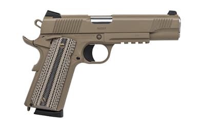 Tisas 1911 Raider Duty Pistol - FDE | .45ACP | 5" Barrel | 8rd | G10 Grips