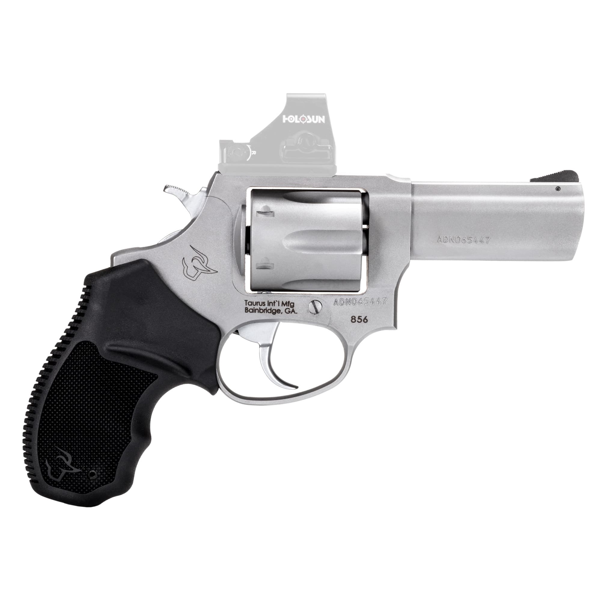 Taurus 856 TORO Revolver - Stainless | 38 Spl +P | 3" Barrel | 6rd | Rubber Grip | Includes Optic Mount