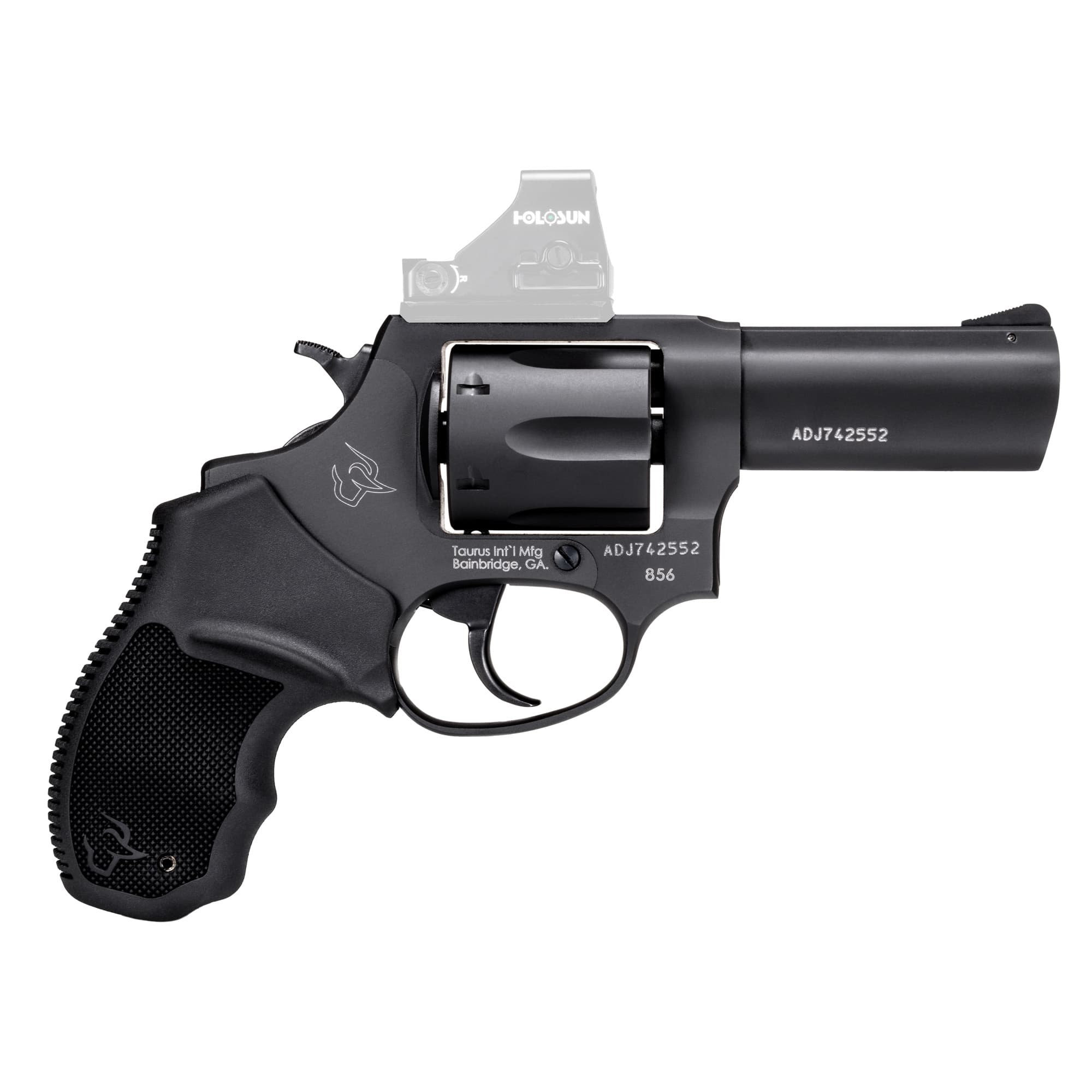 Taurus 856 TORO Revolver - Black | 38 Spl +P | 3" Barrel | 6rd | Rubber Grip | Includes Optic Mount