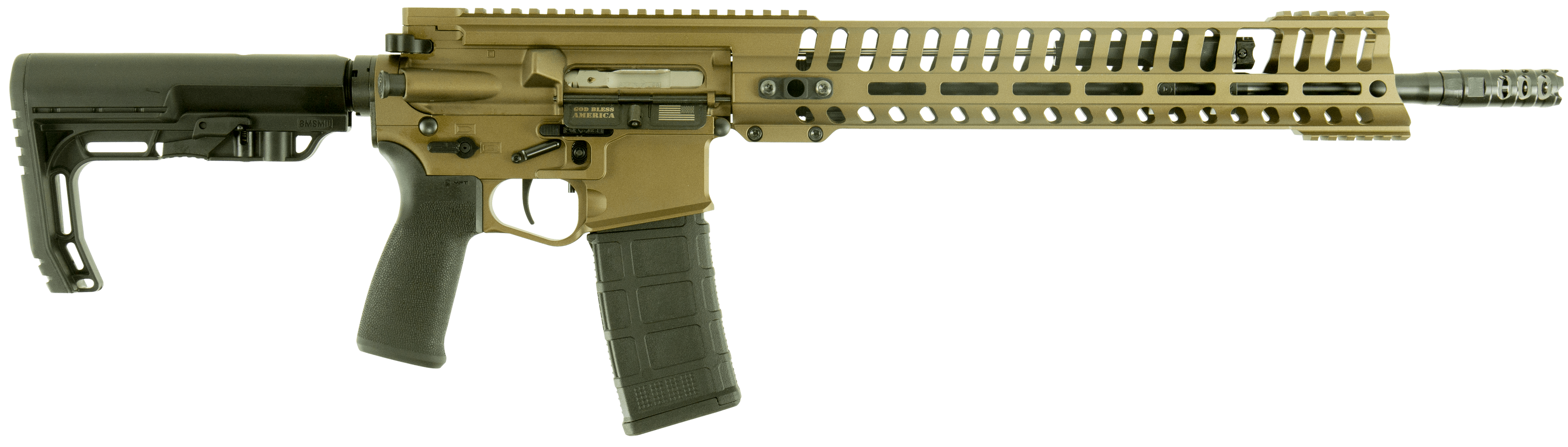 Patriot Ordnance Factory P415 Edge 5.56x45mm NATO 16.5in 30rd Burnt Bronze MFT