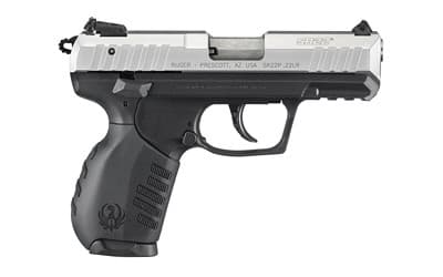 Ruger Sr22 22 Long Rifle 3.5 inch 10+1 Satin Stainless Silver Slide Polymer Frame