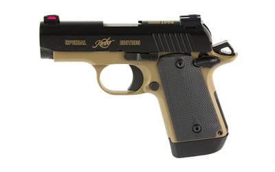 Kimber Mirco 9 Hero Pistol 9mm 3.1 in. Black and Tan with Flag 7 rd.